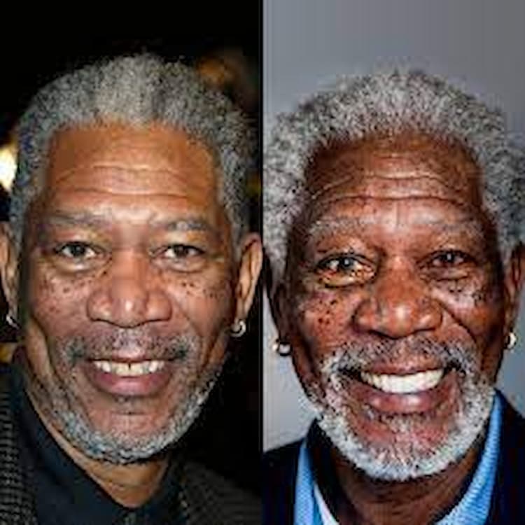 Morgan Freeman before after